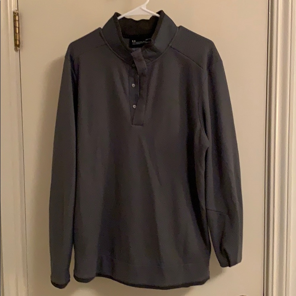 Under Armour Storm SweaterFleece Snap Mock - Large